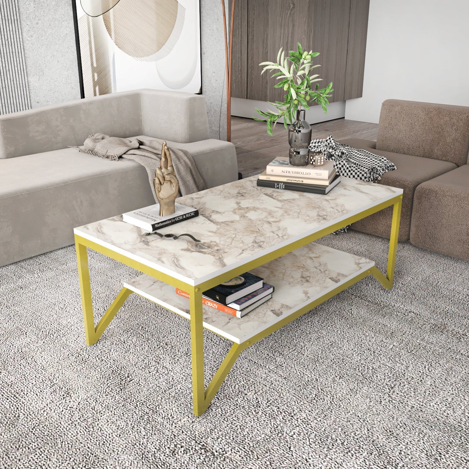 Flora & Norm Living Room Table Set