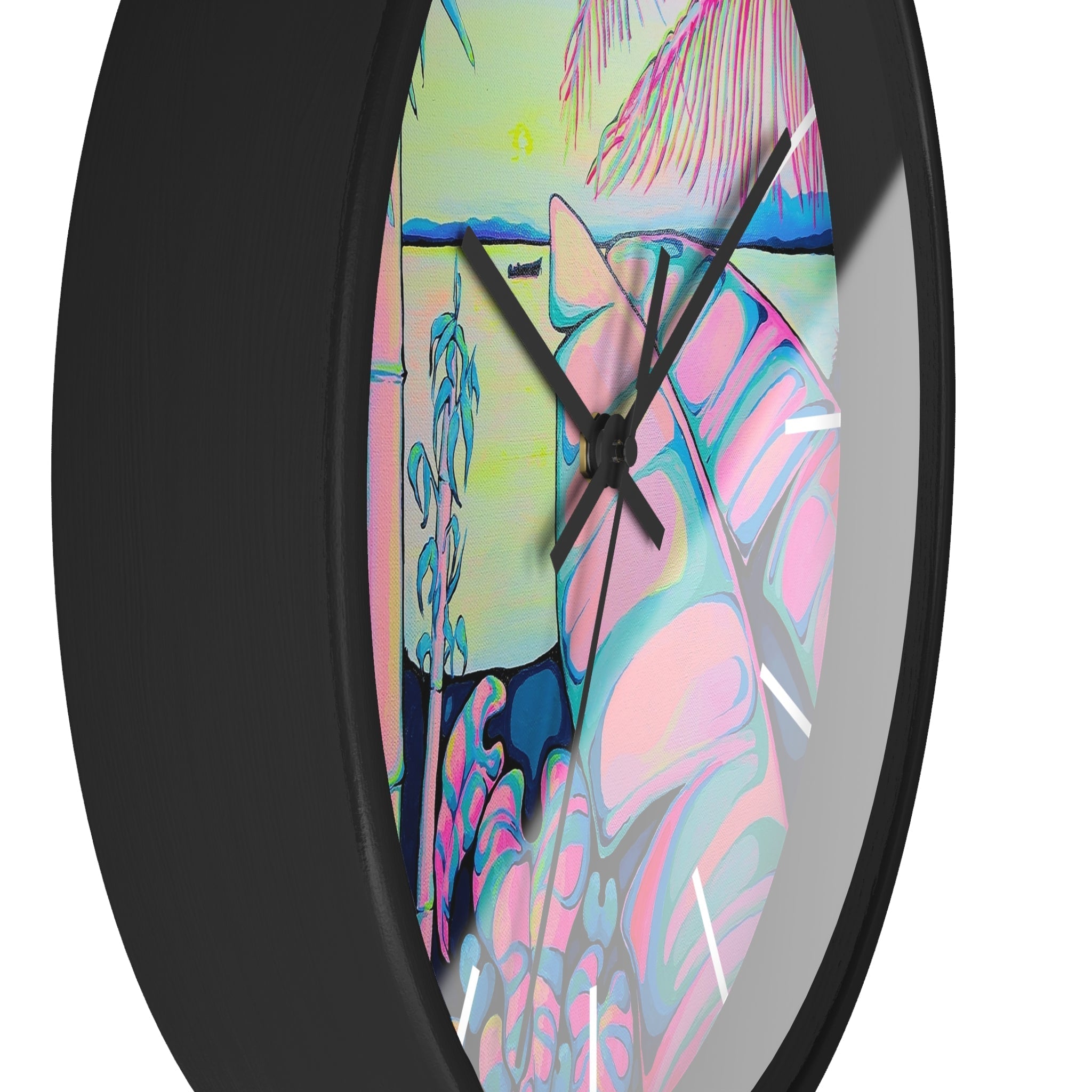 Serenity Bocas Pop Art Wall Clock
